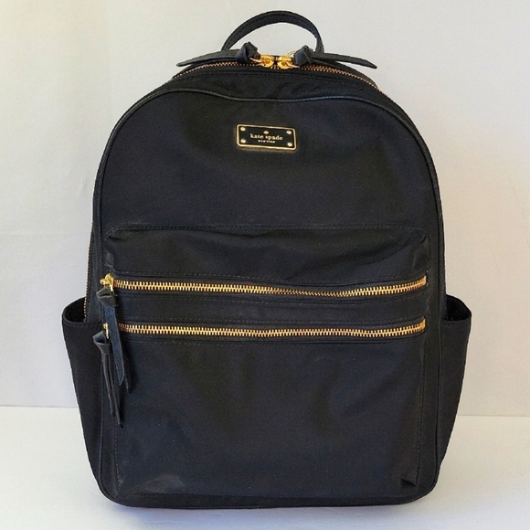Kate Spade Wilson Rd Backpack Black w/ Goldtone Hardware main image 9